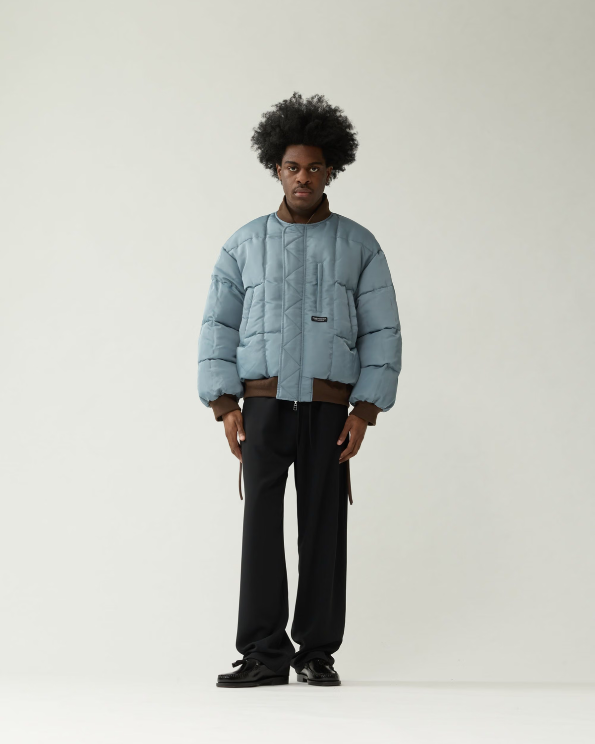 New Amsterdam Surf Association - Reversible Bomber jacket brown/sea blue