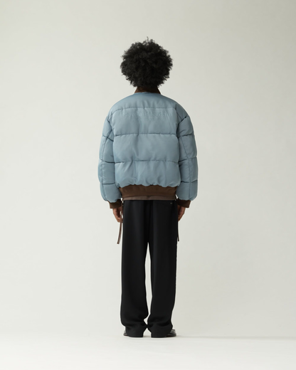 New Amsterdam Surf Association - Reversible Bomber jacket brown/sea blue