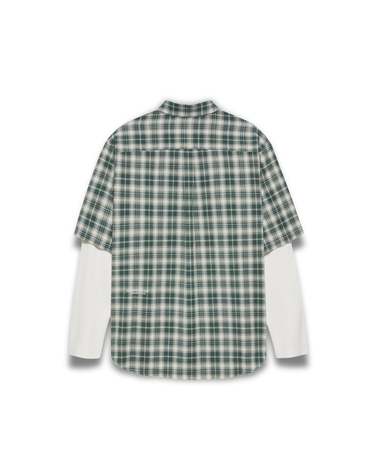 New Amsterdam Surf Association - Double Layer shirt green/white check