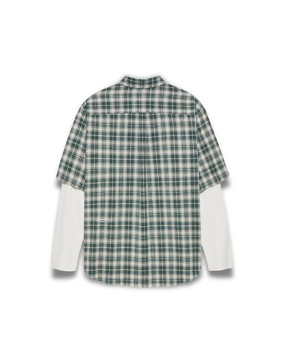 New Amsterdam Surf Association - Double Layer shirt green/white check