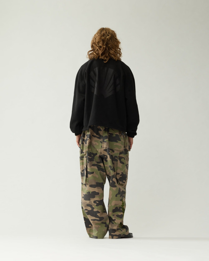 New Amsterdam Surf Association - Fleece crewneck black