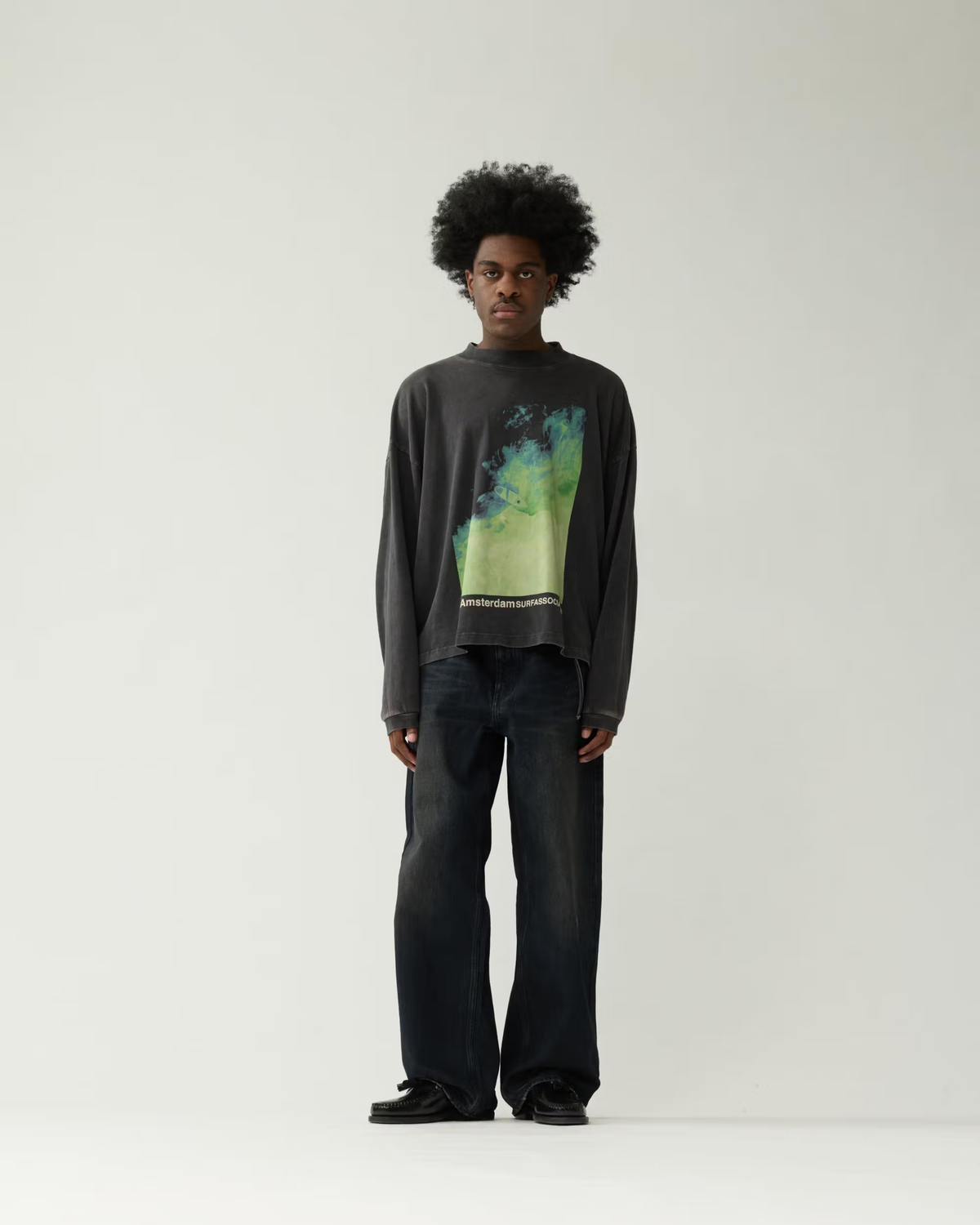 New Amsterdam Surf Association - Heat Wave L/S caviar