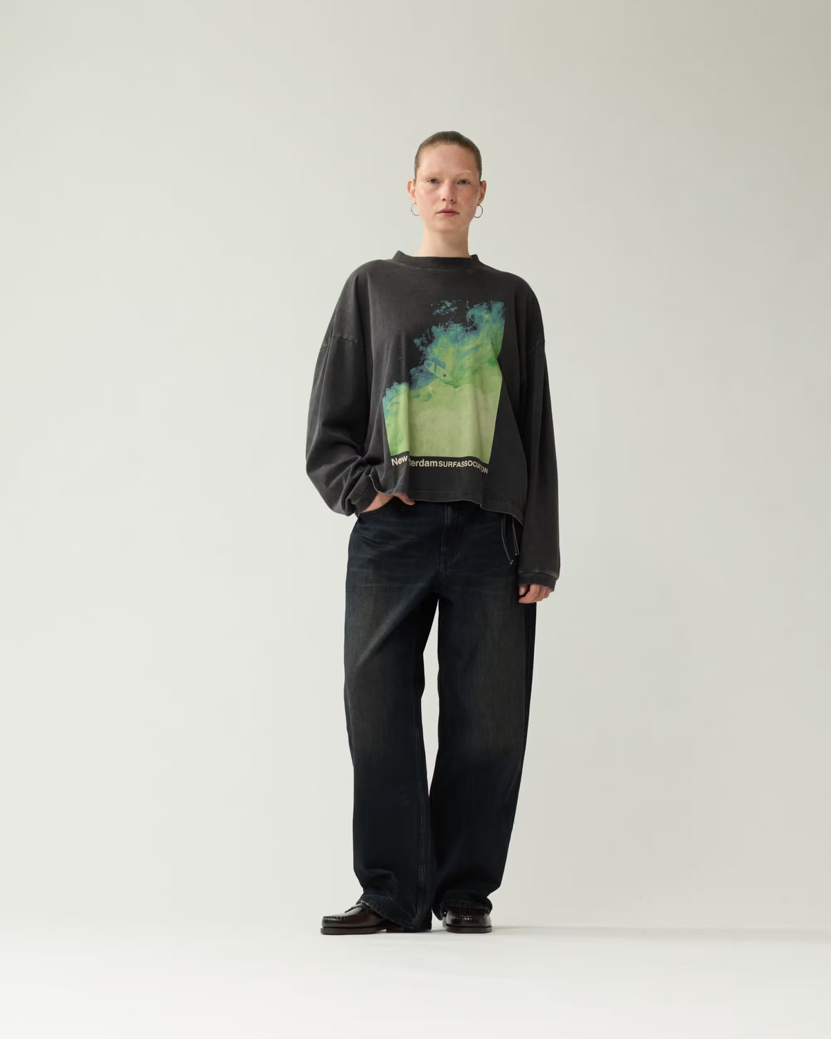 New Amsterdam Surf Association - Heat Wave L/S caviar