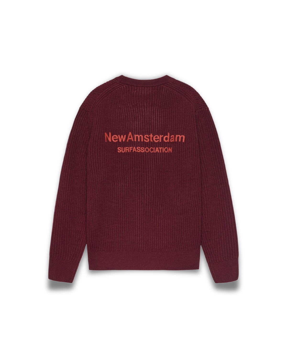 New Amsterdam Surf Association - Knitted sweater burgundy