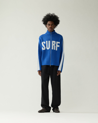 New Amsterdam Surf Association - Surf Zip sweater cobalt