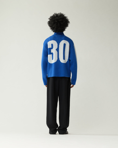 New Amsterdam Surf Association - Surf Zip sweater cobalt