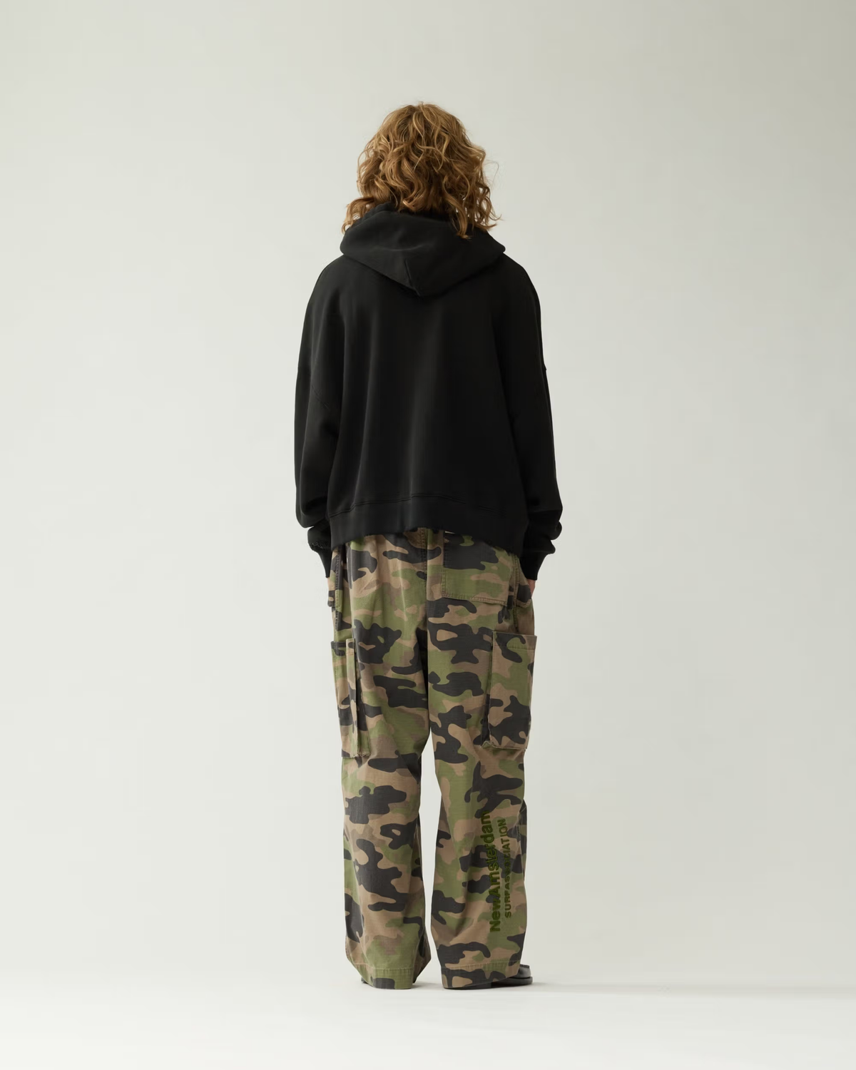New Amsterdam Surf Association - Worked hoodie black