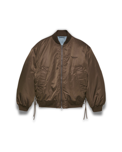 New Amsterdam Surf Association - Reversible Bomber jacket brown/sea blue