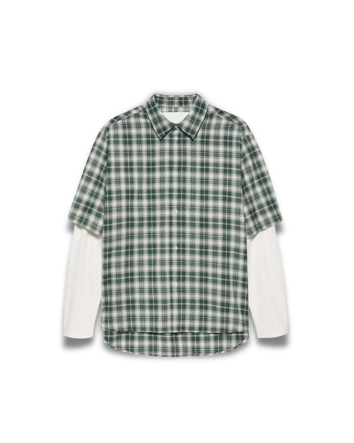 New Amsterdam Surf Association - Double Layer shirt green/white check