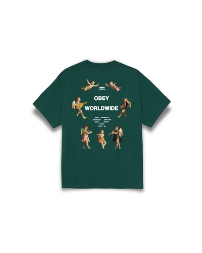 Obey Clothing - Angels Above tee rainforest