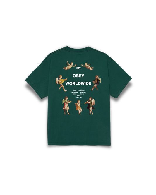 Obey Clothing - Angels Above tee rainforest