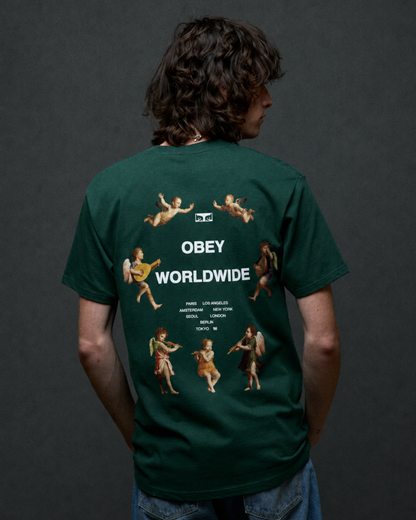 Obey Clothing - Angels Above tee rainforest