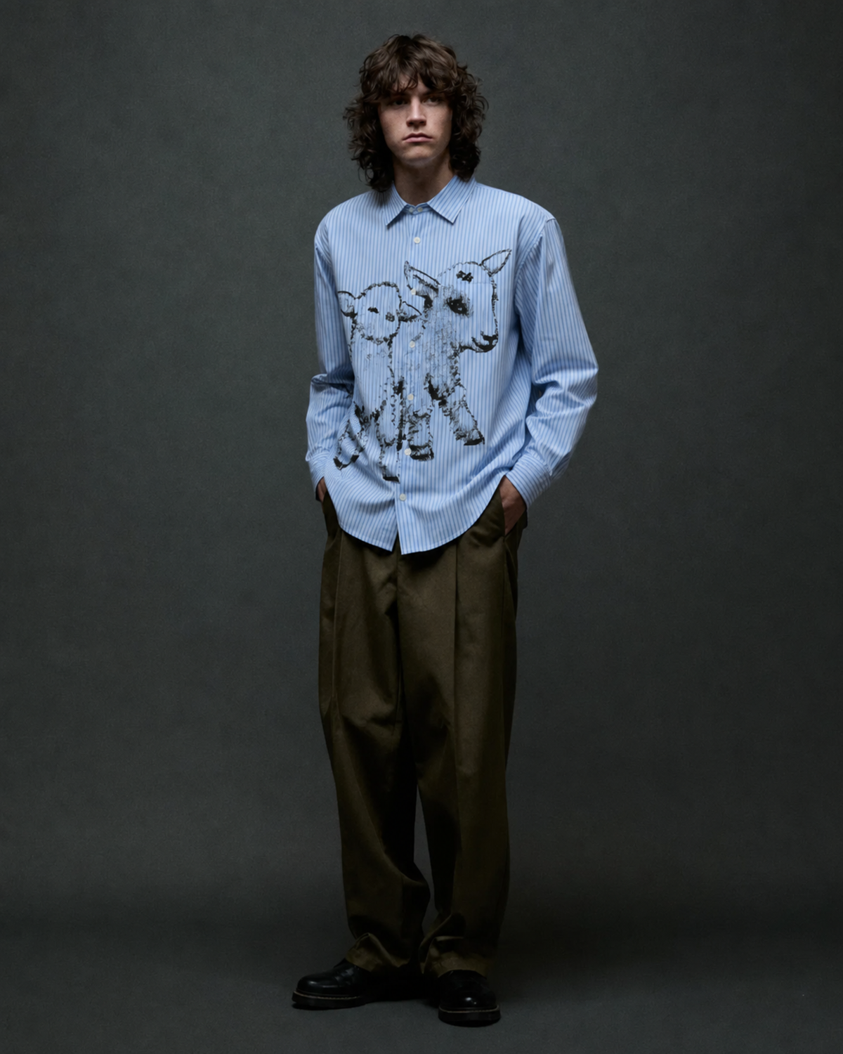 Obey Clothing - Billy shirt light blue