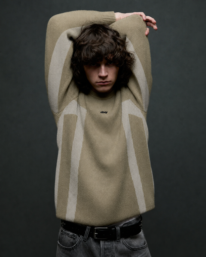 Obey Clothing - Brann sweater multi grey
