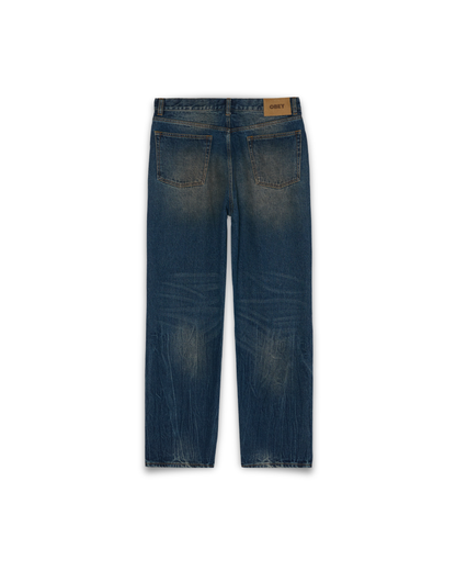 Obey Clothing - Classic Baggy denim pants oil stained