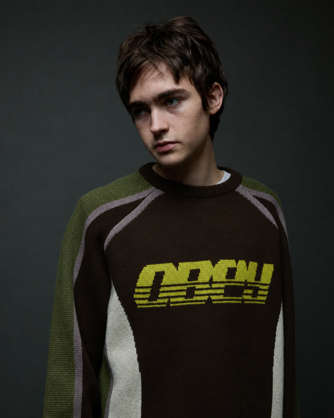 Obey Clothing - Estadio sweater brown multi