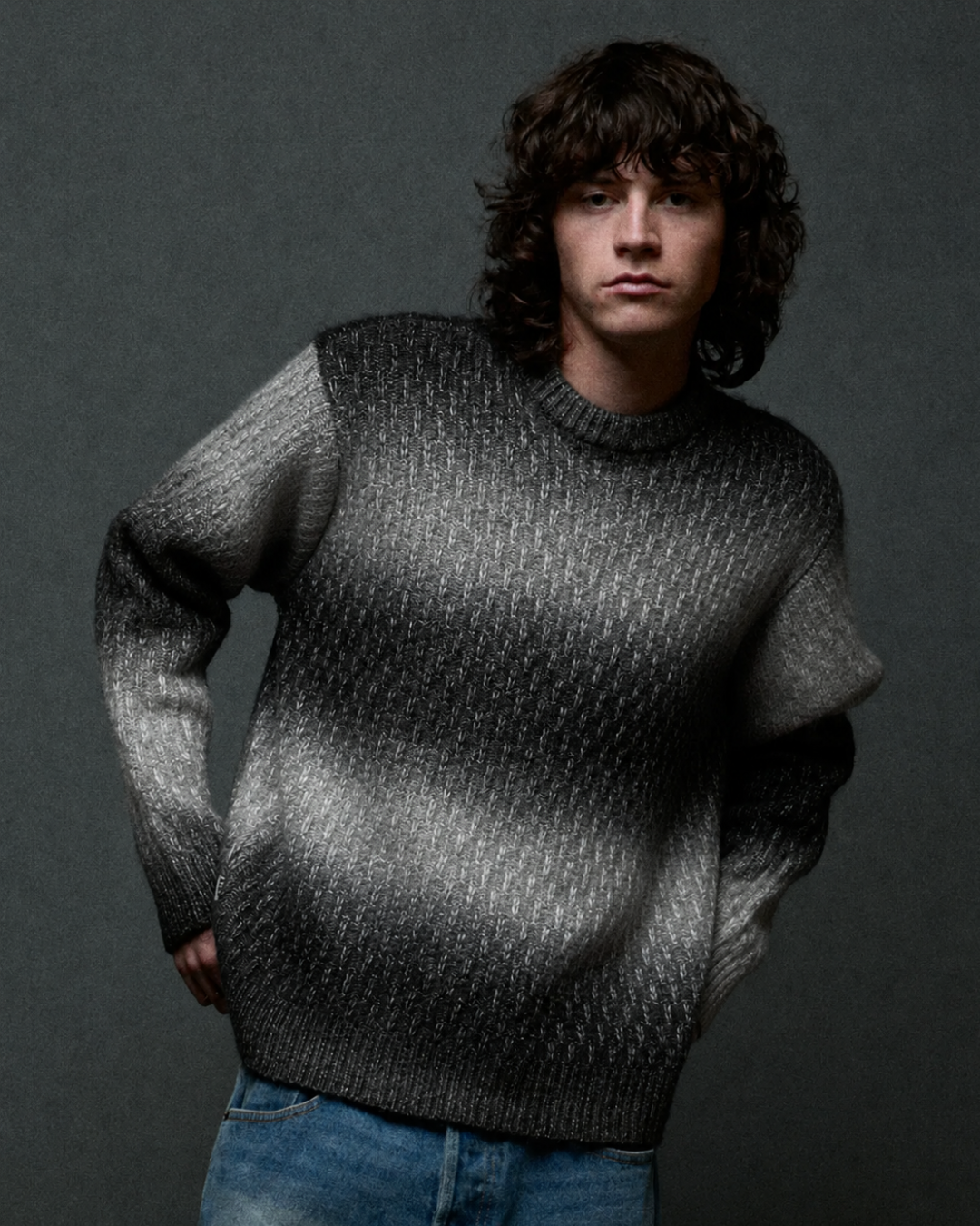 Obey Clothing - Haze Gradient sweater black