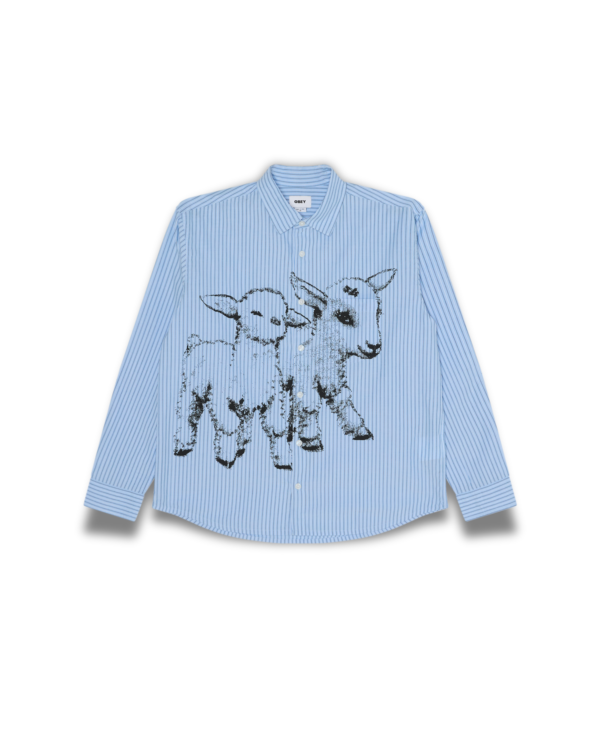 Obey Clothing - Billy shirt light blue