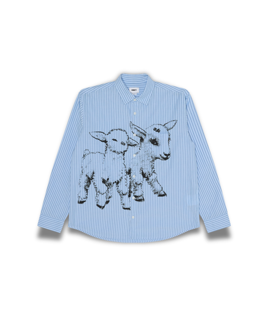 Obey Clothing - Billy shirt light blue