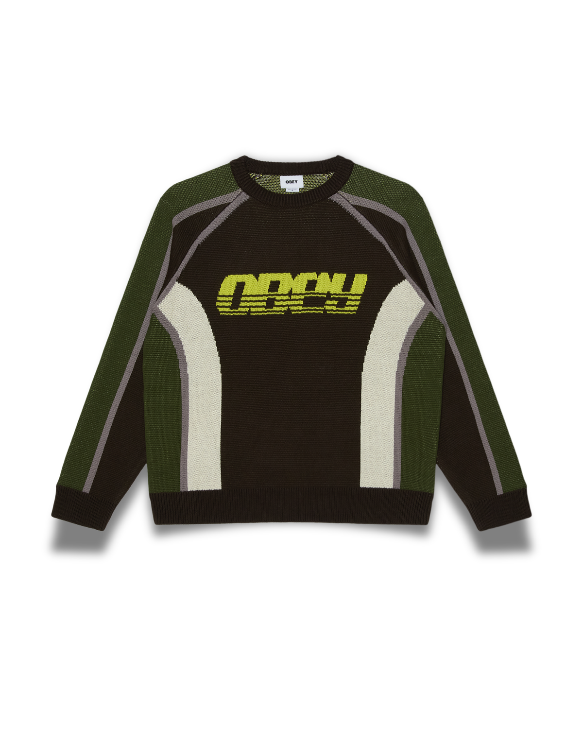 Obey Clothing - Estadio sweater brown multi