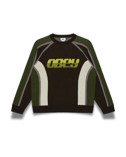 Obey Clothing - Estadio sweater brown multi