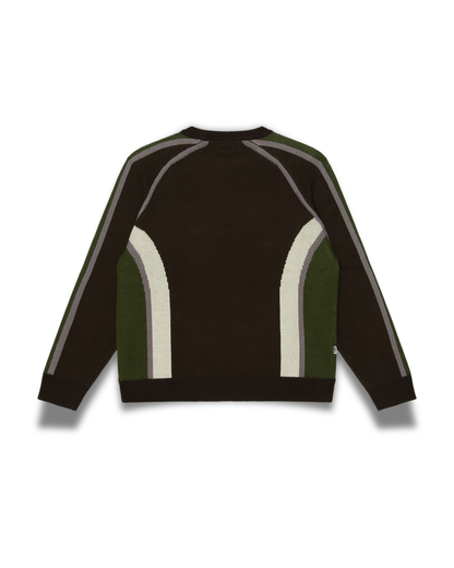 Obey Clothing - Estadio sweater brown multi