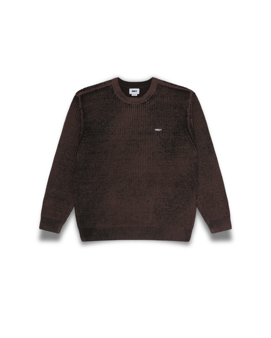 Obey Clothing - Spray Effect sweater multi morel