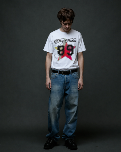 Obey Clothing - Varsity Star tee white