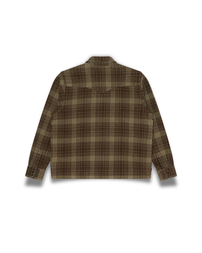 Obey Clothing - Willie zip shirt jacket turkish coffee