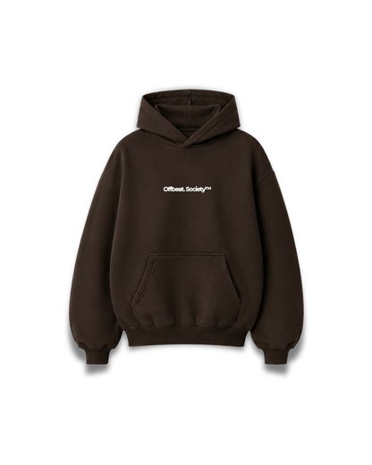 Offbeat. Society - Die4You hoodie brown/lillac