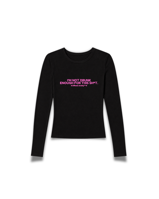 Offbeat. Society - Drink First Lady L/S black
