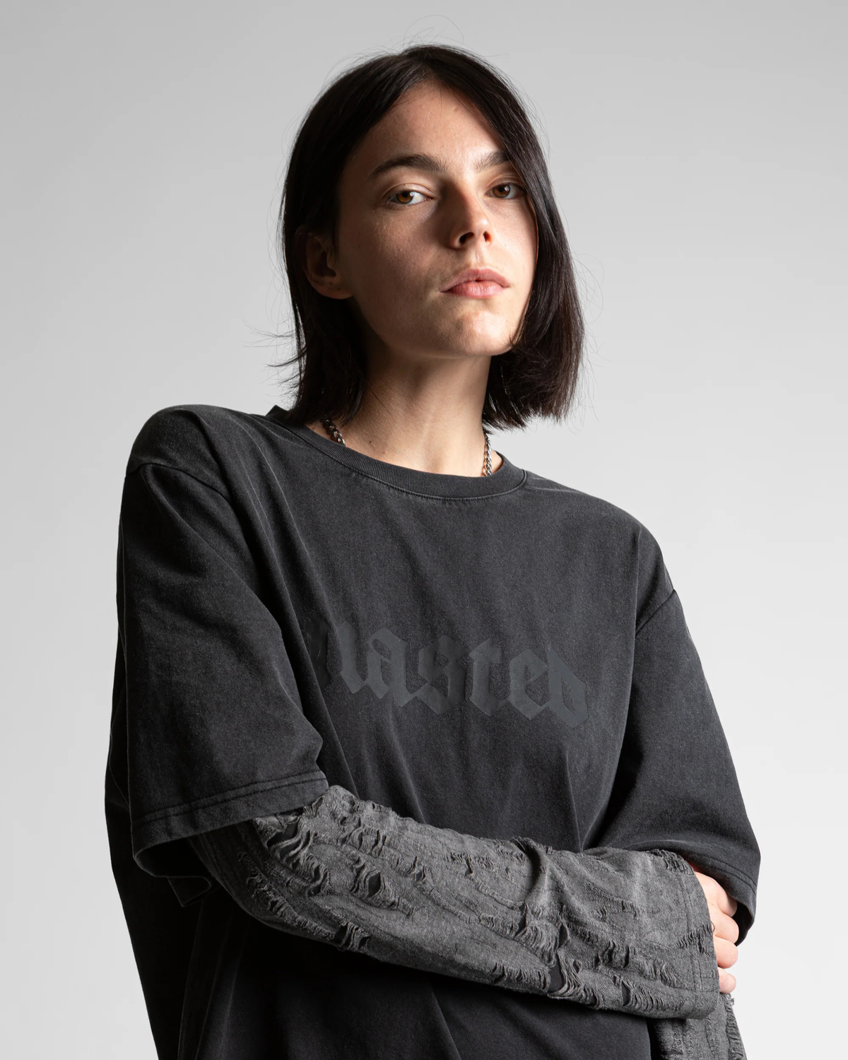 Wasted Paris - Age Skive L/S faded black