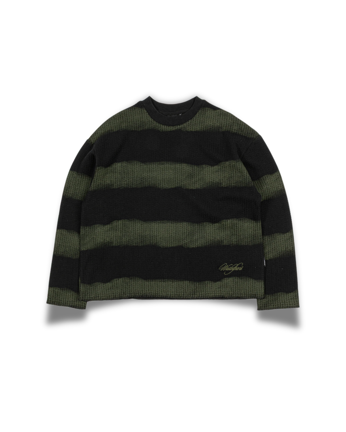 Wasted Paris - Script sweater black/army green