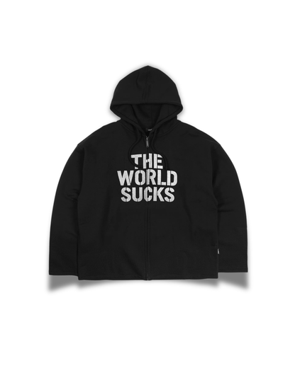 Wasted Paris - World Sucks zip hoodie black